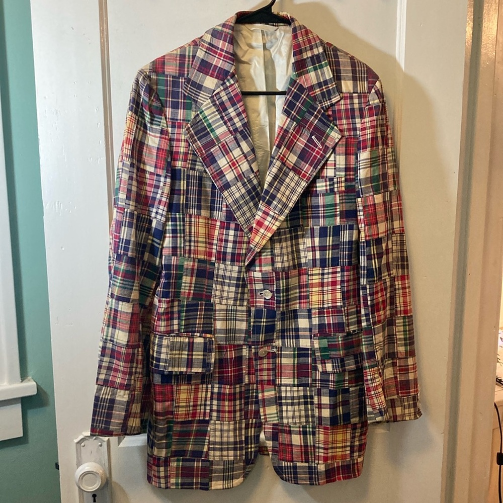 1960s Vintage India Madras Suite Coat